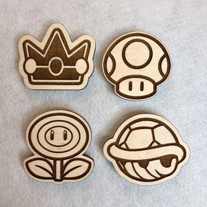 4 Pack Super Mario Magnets